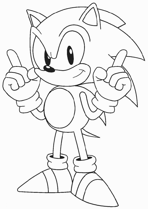 32 Sonic Hedgehog Characters Coloring Pages Printable 17