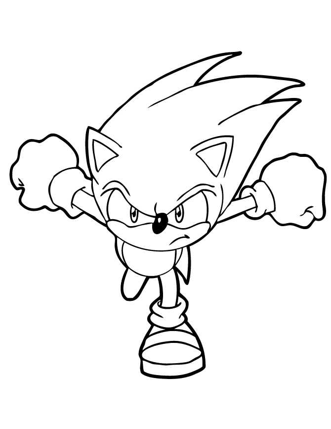 32 Sonic Hedgehog Characters Coloring Pages Printable 29