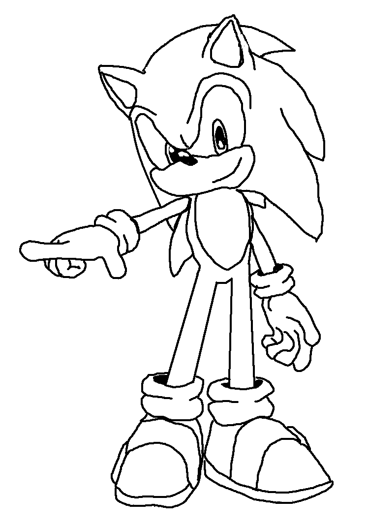 sonic hedgehog characters coloring pages printable jpg