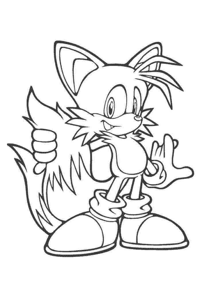 sonic hedgehog characters coloring pages printable jpg