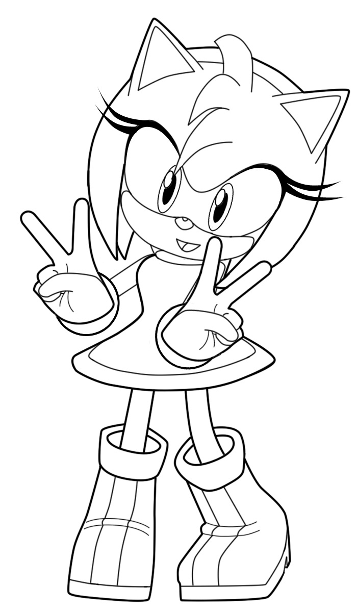 sonic hedgehog characters coloring pages printable jpg