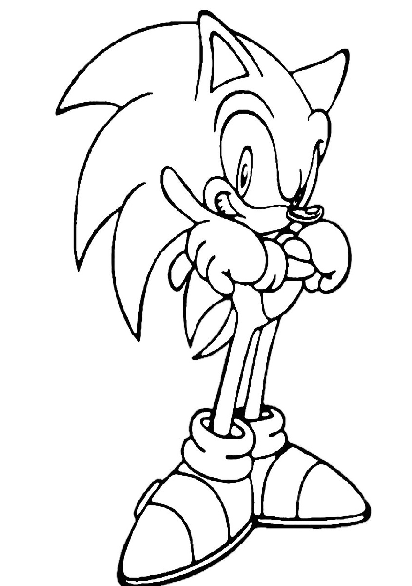 32 Sonic Hedgehog Characters Coloring Pages Printable 7