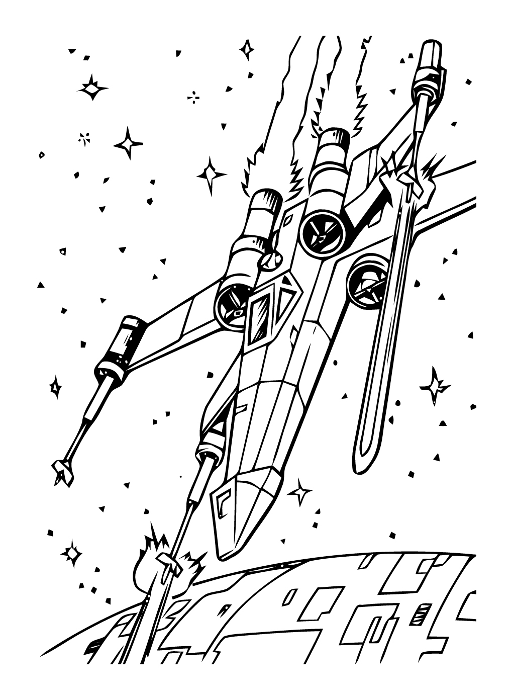 star wars spaceship coloring pages printable jpg