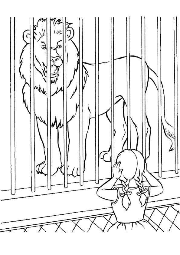 32 Zoo Coloring Pages for Kids Printable 16