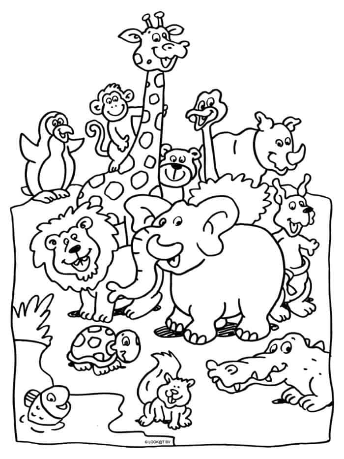 zoo coloring pages for kids printable jpg