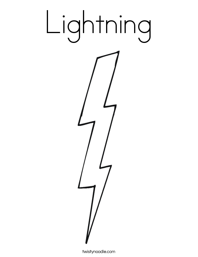 33 Electrifying Lightning Coloring Pages Printable 25