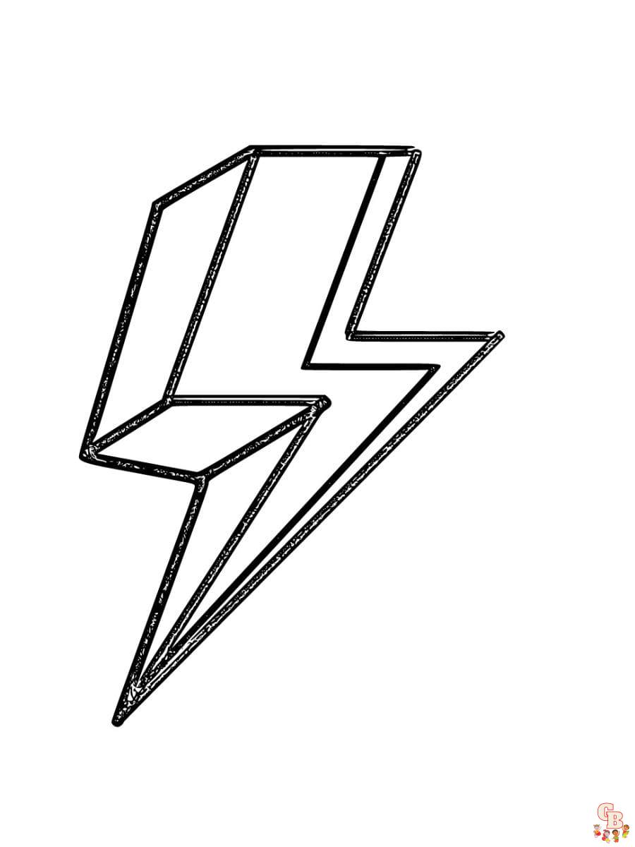 33 Electrifying Lightning Coloring Pages Printable 28