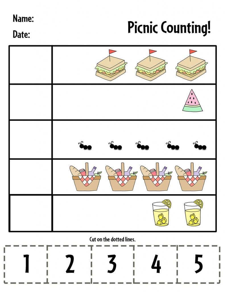 fun picnic coloring pages printable jpg