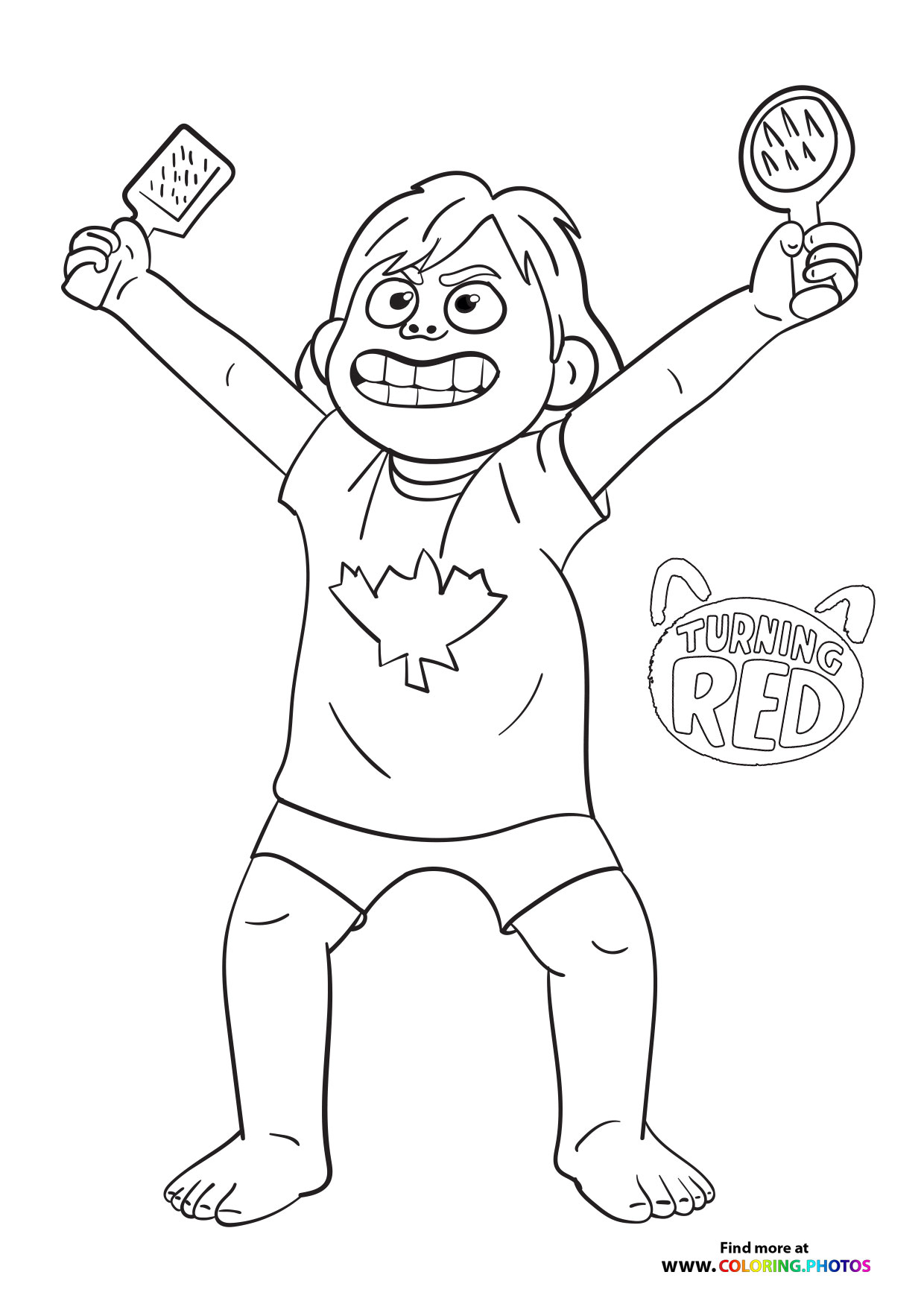 33 Red Panda Coloring Turning Red Coloring Pages Printable 15