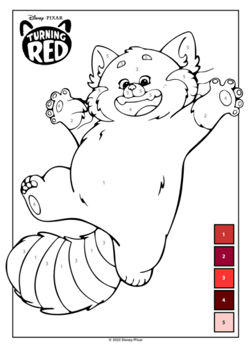 33 Red Panda Coloring Turning Red Coloring Pages Printable 16