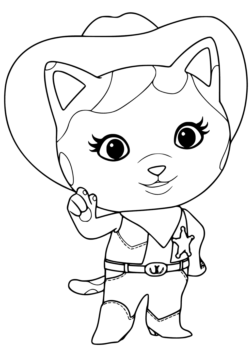 33 Sheriff Callie Coloring Pages Printable 1