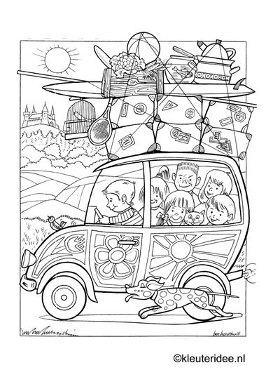 33 Travel Coloring Pages Printable 15