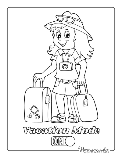 33 Travel Coloring Pages Printable 29