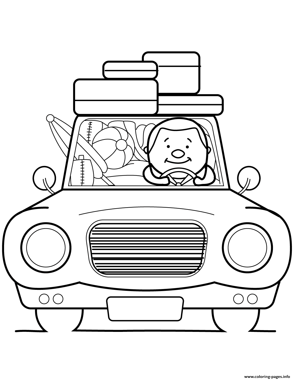 33 Travel Coloring Pages Printable 6