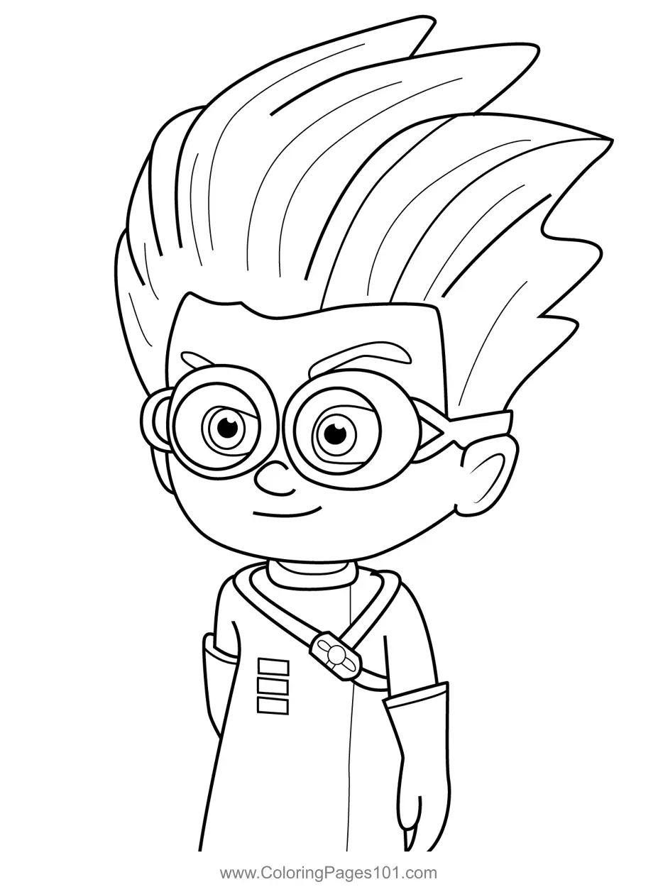 34 Catboy from PJ Masks Coloring Pages Printable 16