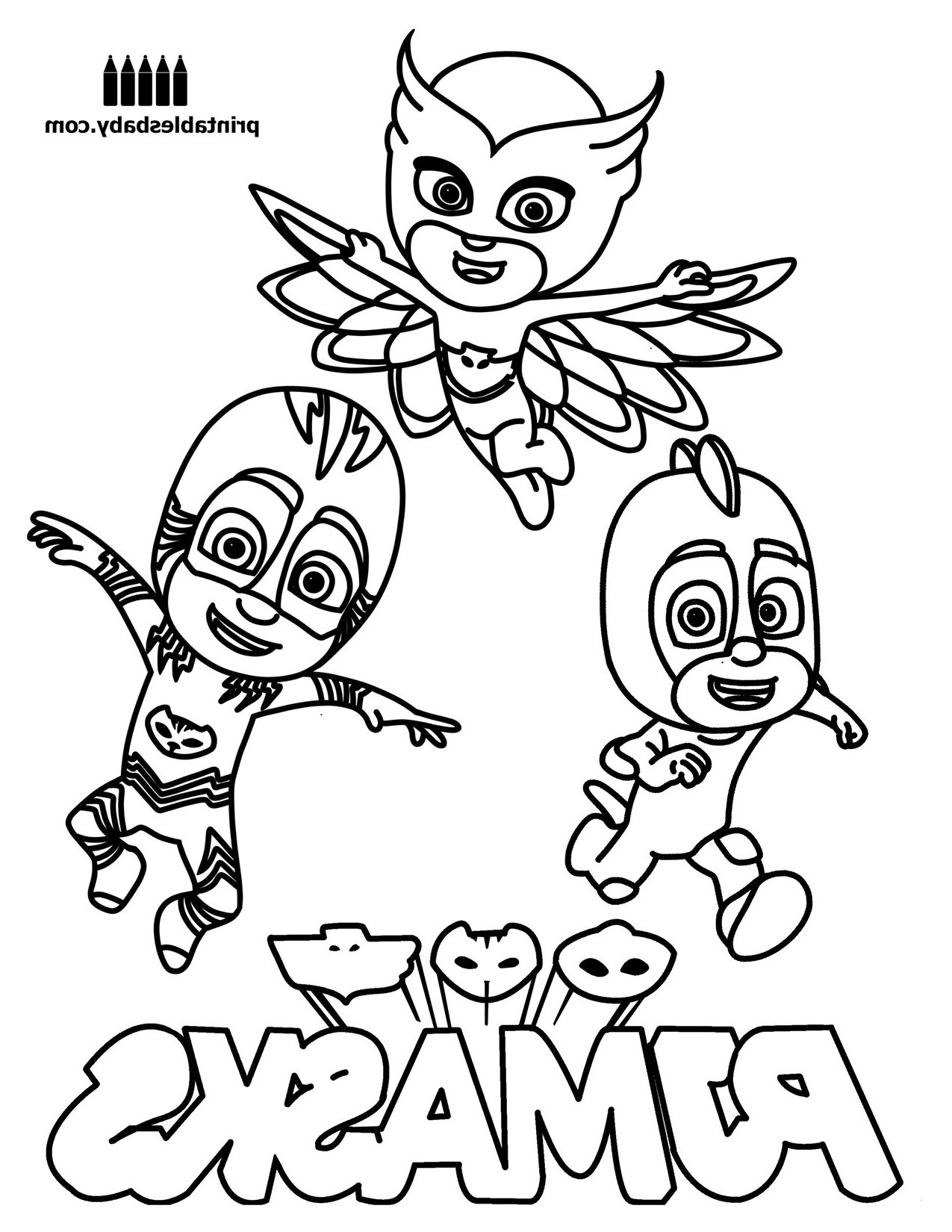 34 Catboy from PJ Masks Coloring Pages Printable 20