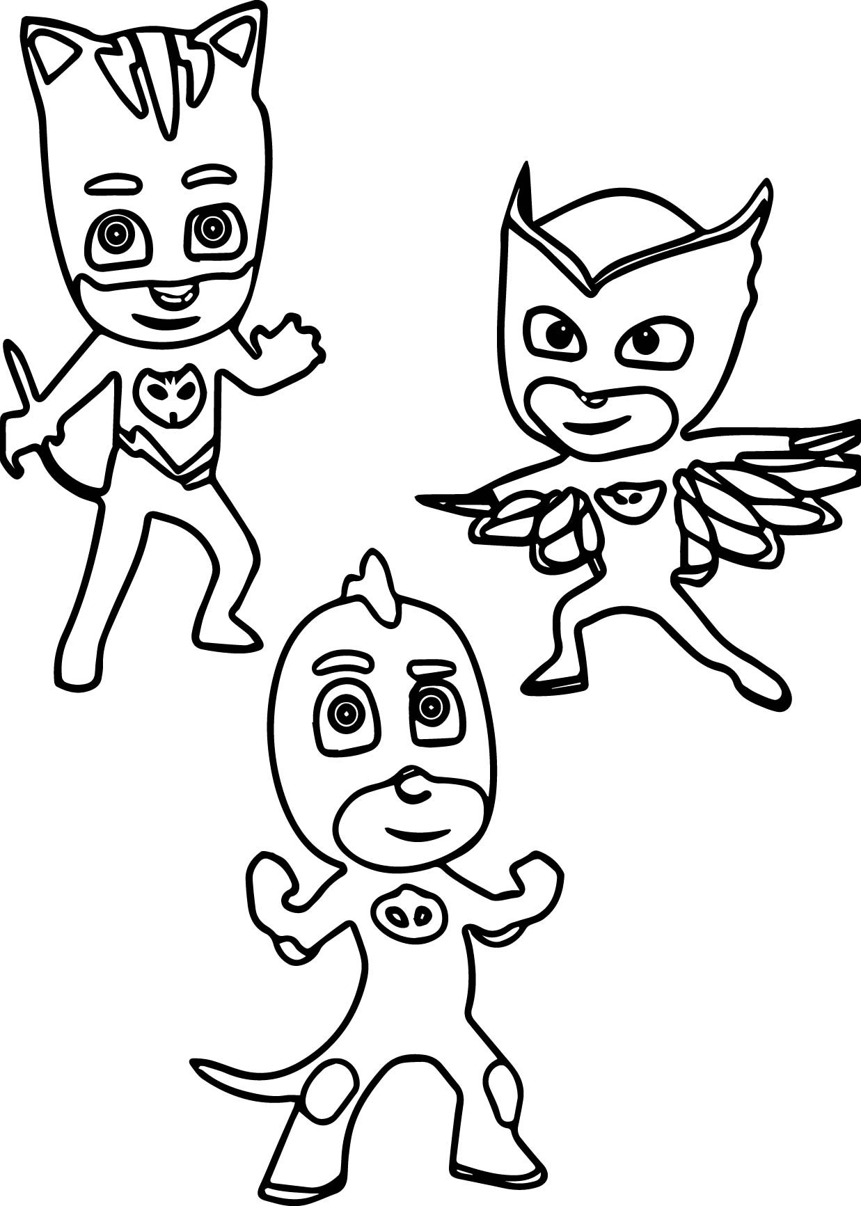 34 Catboy from PJ Masks Coloring Pages Printable 27