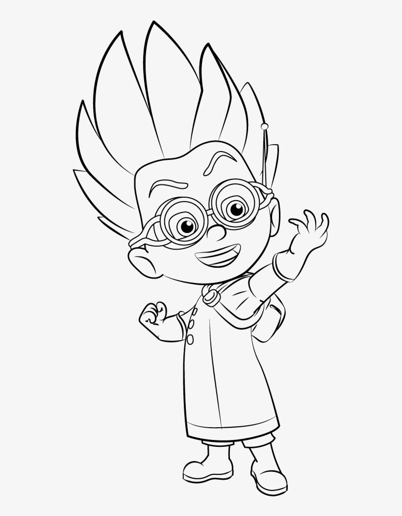 34 Catboy from PJ Masks Coloring Pages Printable 35