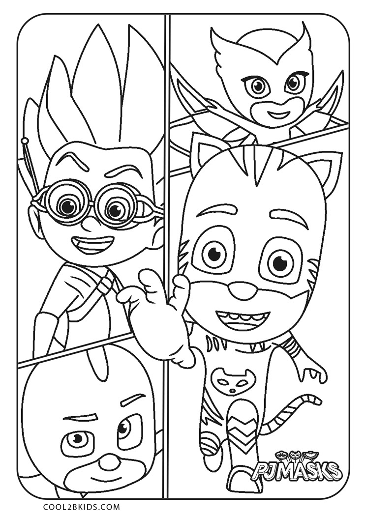 34 Catboy from PJ Masks Coloring Pages Printable 6