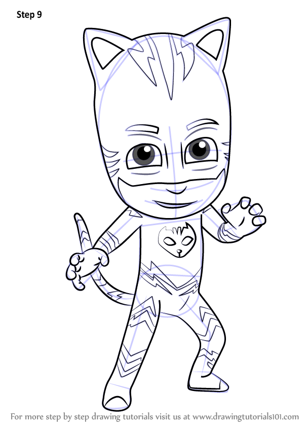 34 Catboy from PJ Masks Coloring Pages Printable 7