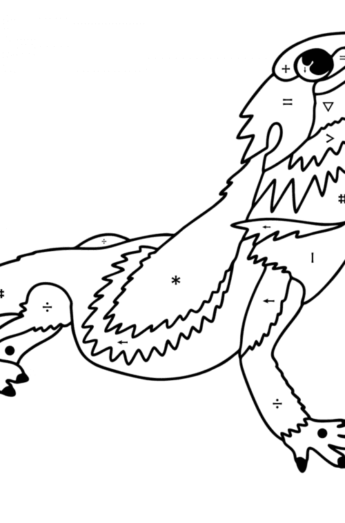 curious bearded dragon coloring page printable jpg