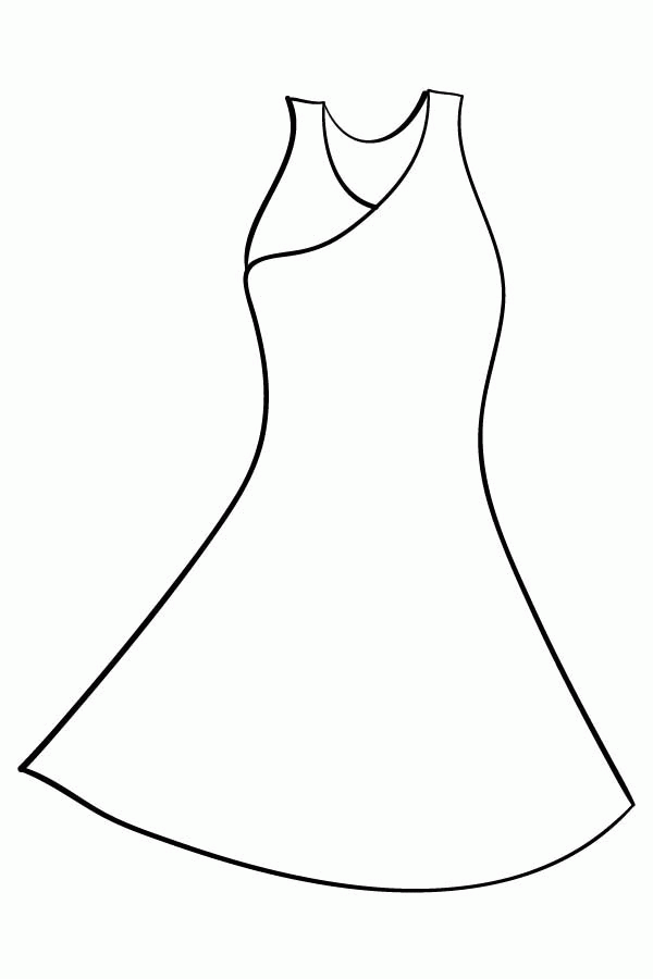 flower dress coloring pages printable jpg