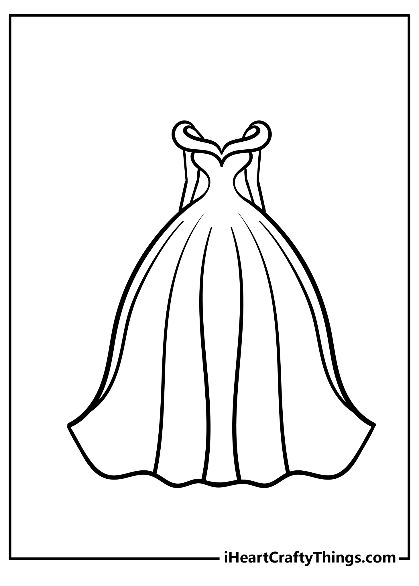 flower dress coloring pages printable jpg