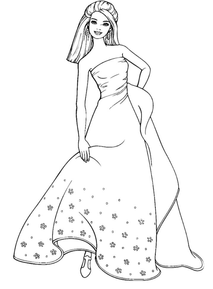 flower dress coloring pages printable jpg