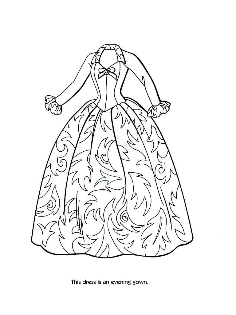 flower dress coloring pages printable jpg