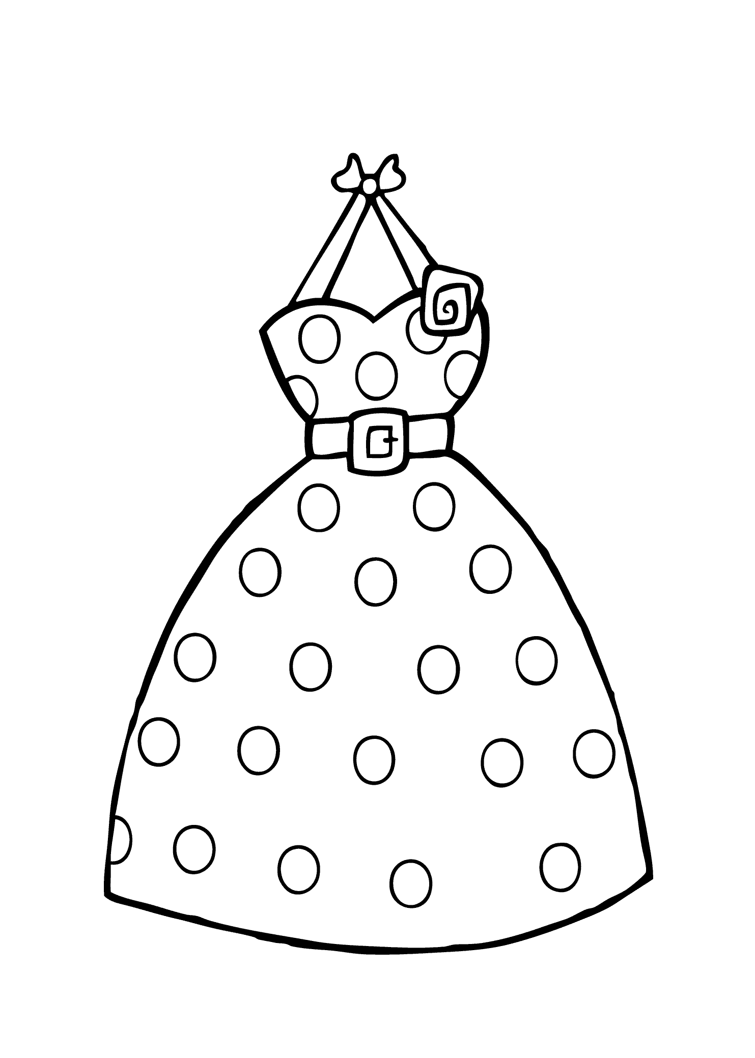 34 Flower Dress Coloring Pages Printable 25