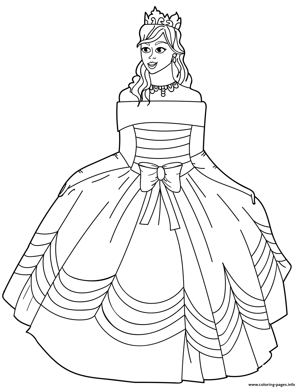 34 Flower Dress Coloring Pages Printable 35