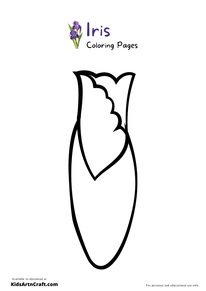 iris coloring pages printable jpg