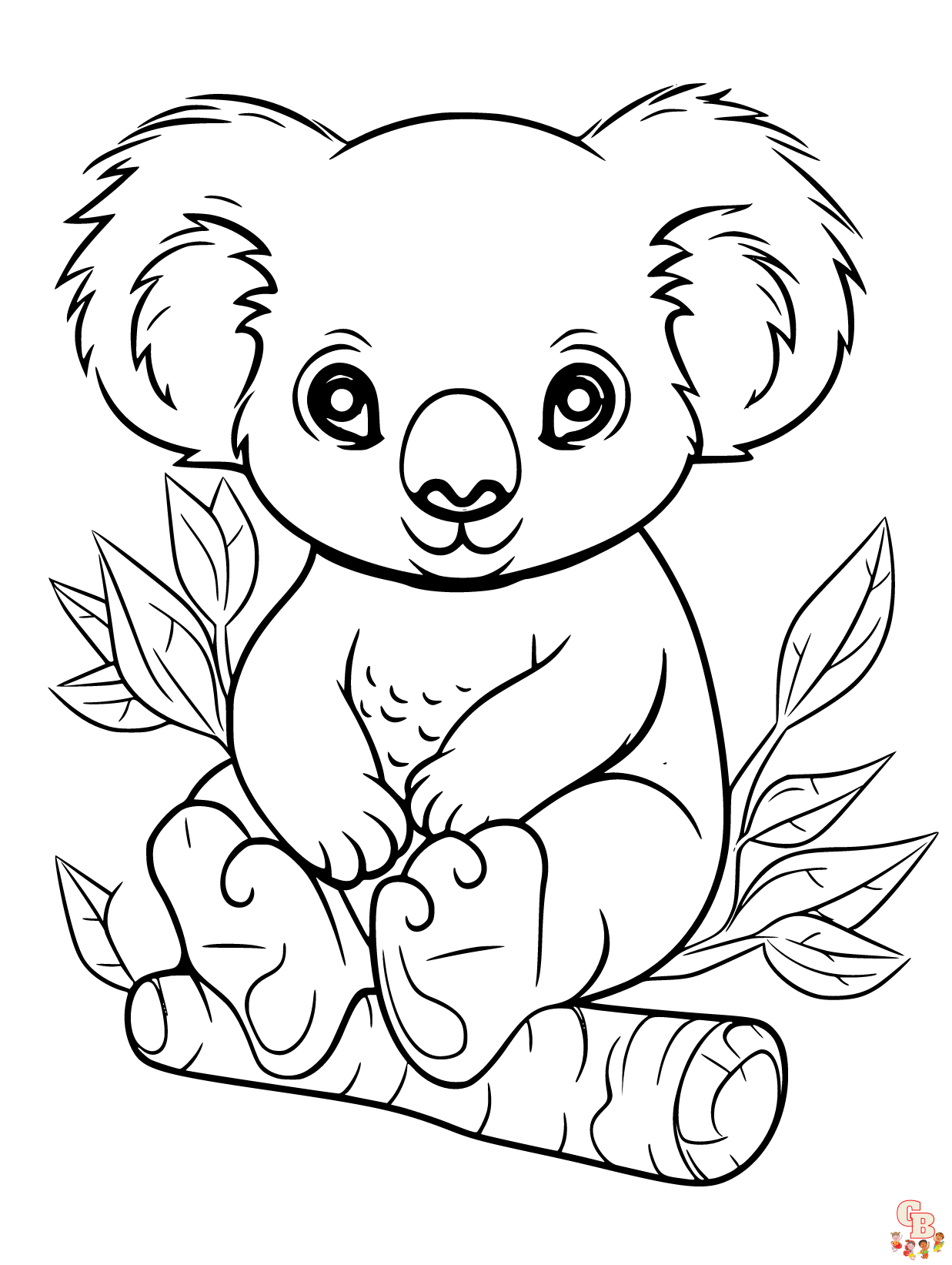 koala coloring pages printable jpg