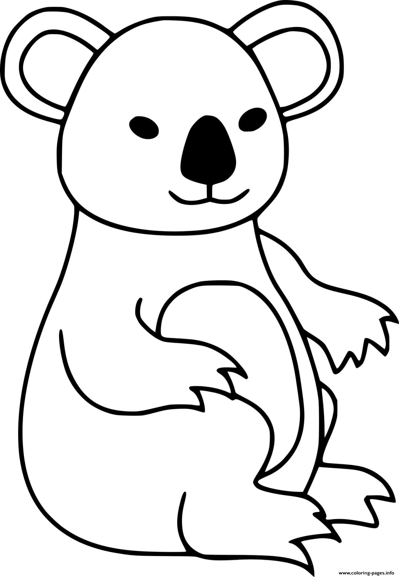 koala coloring pages printable jpg