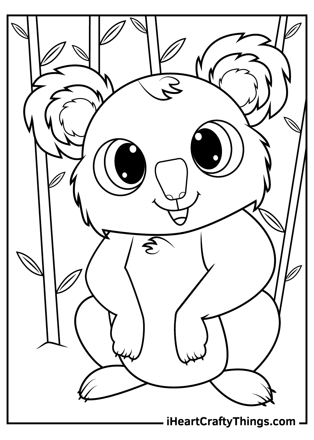 34 Koala Coloring Pages Printable 25