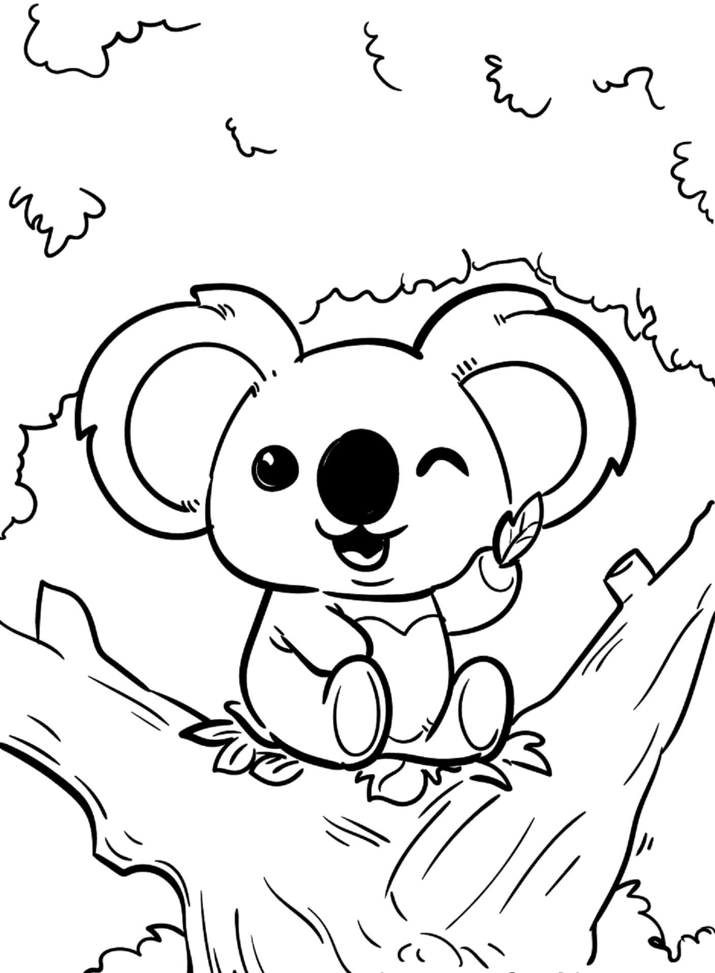 koala coloring pages printable jpg