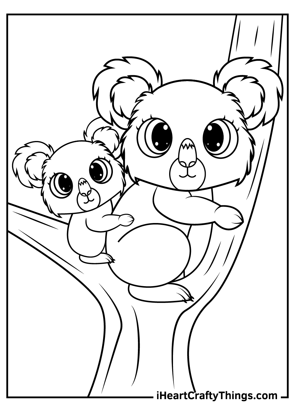 34 Koala Coloring Pages Printable 8