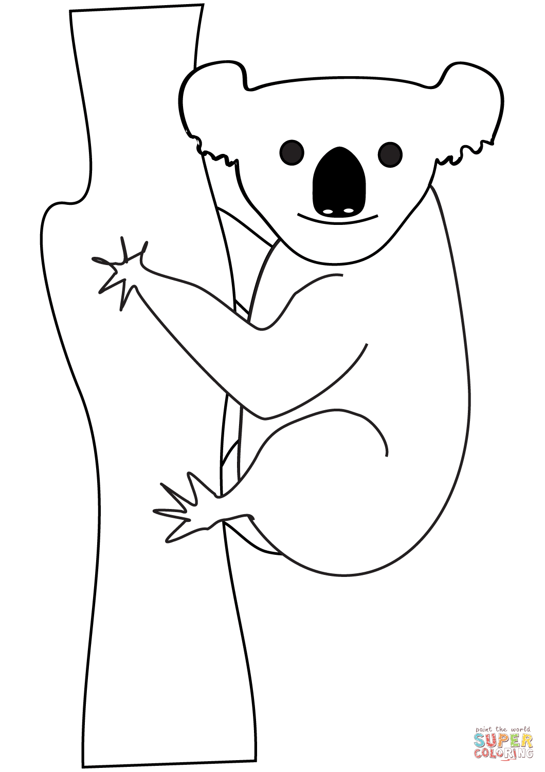 koala coloring pages printable jpg