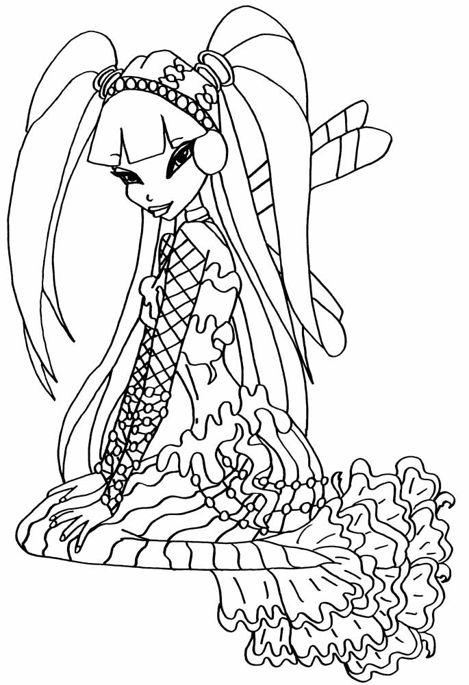 magical winx mermaid coloring pages printable jpg