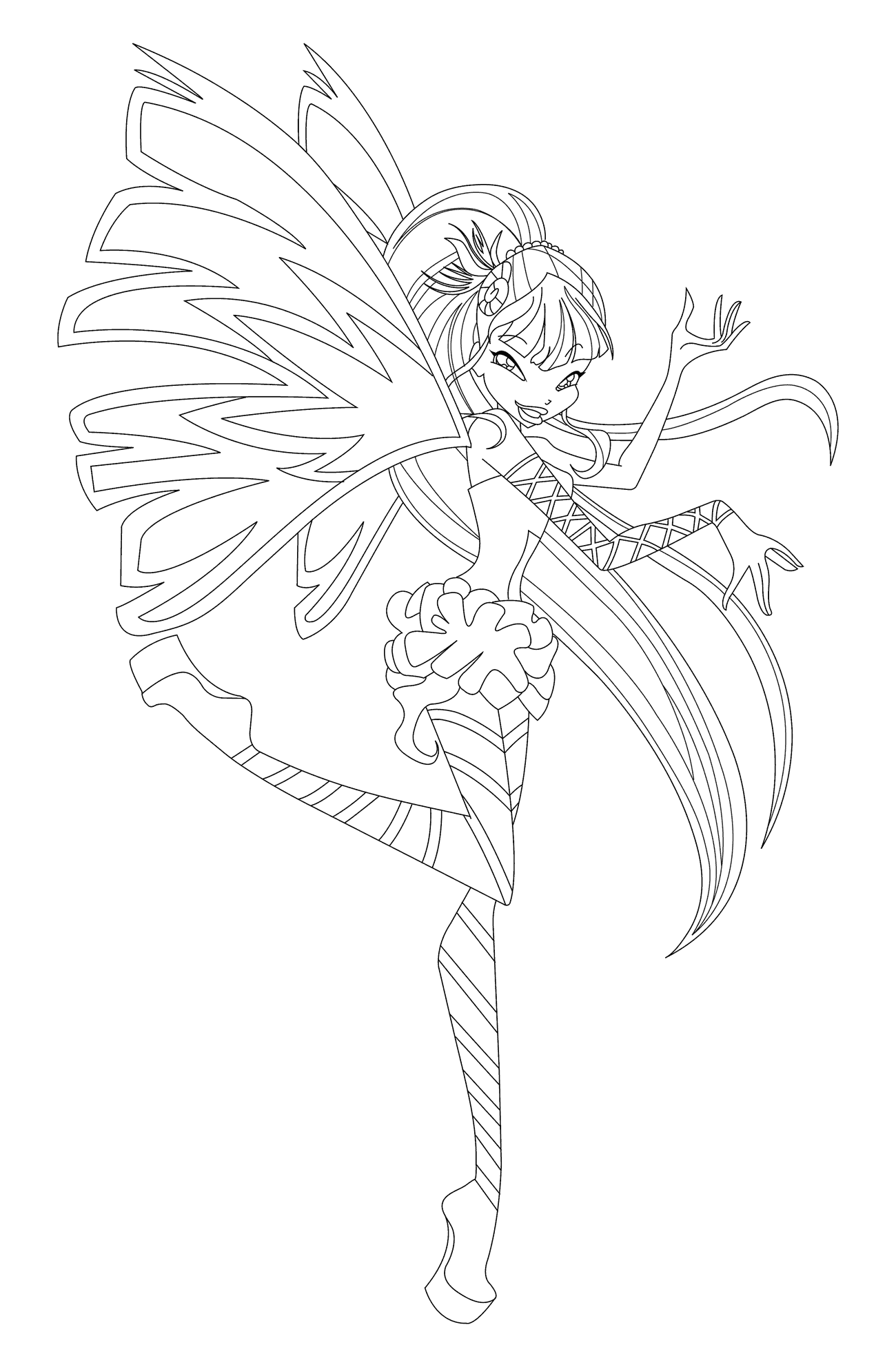 magical winx mermaid coloring pages printable jpg