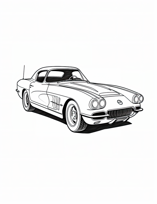 stylish chevrolet camaro coloring pages printable jpg