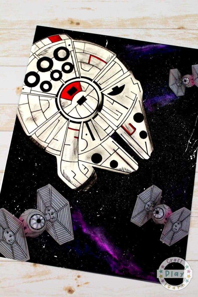 35 Exciting Millennium Falcon Coloring Page Printable 18