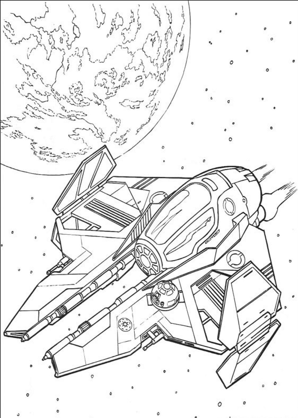 exciting millennium falcon coloring page printable jpg