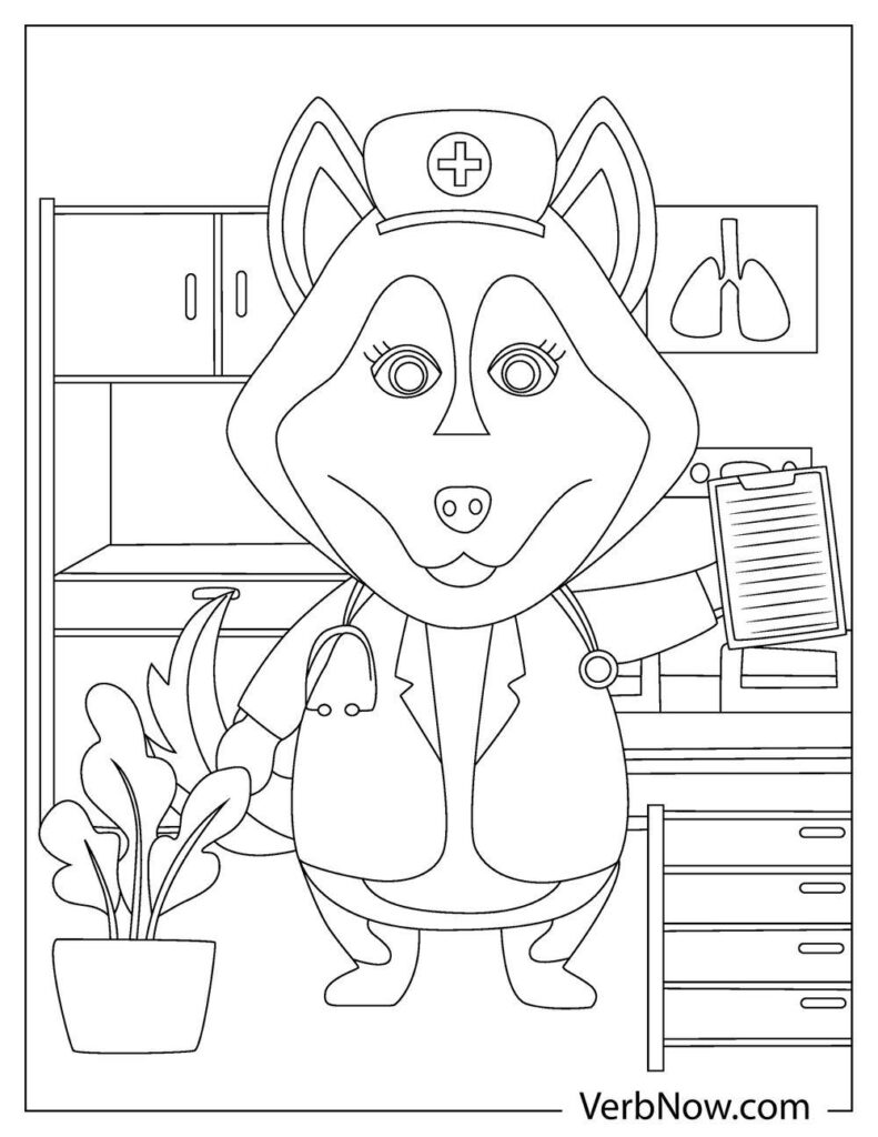 35 Friendly Husky Coloring Pages Printable 19