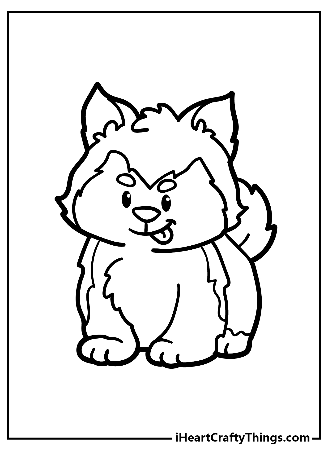 35 Friendly Husky Coloring Pages Printable 27