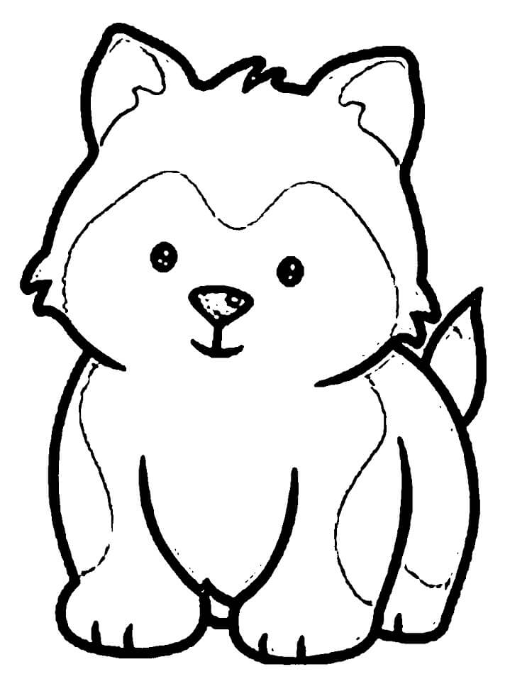 friendly husky coloring pages printable jpg