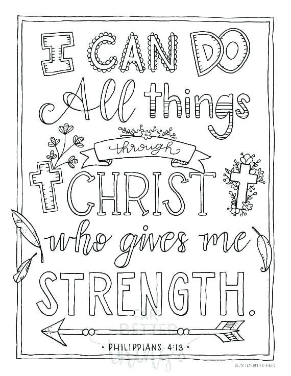 35 Inspirational Bible Verse Coloring Pages Printable 20