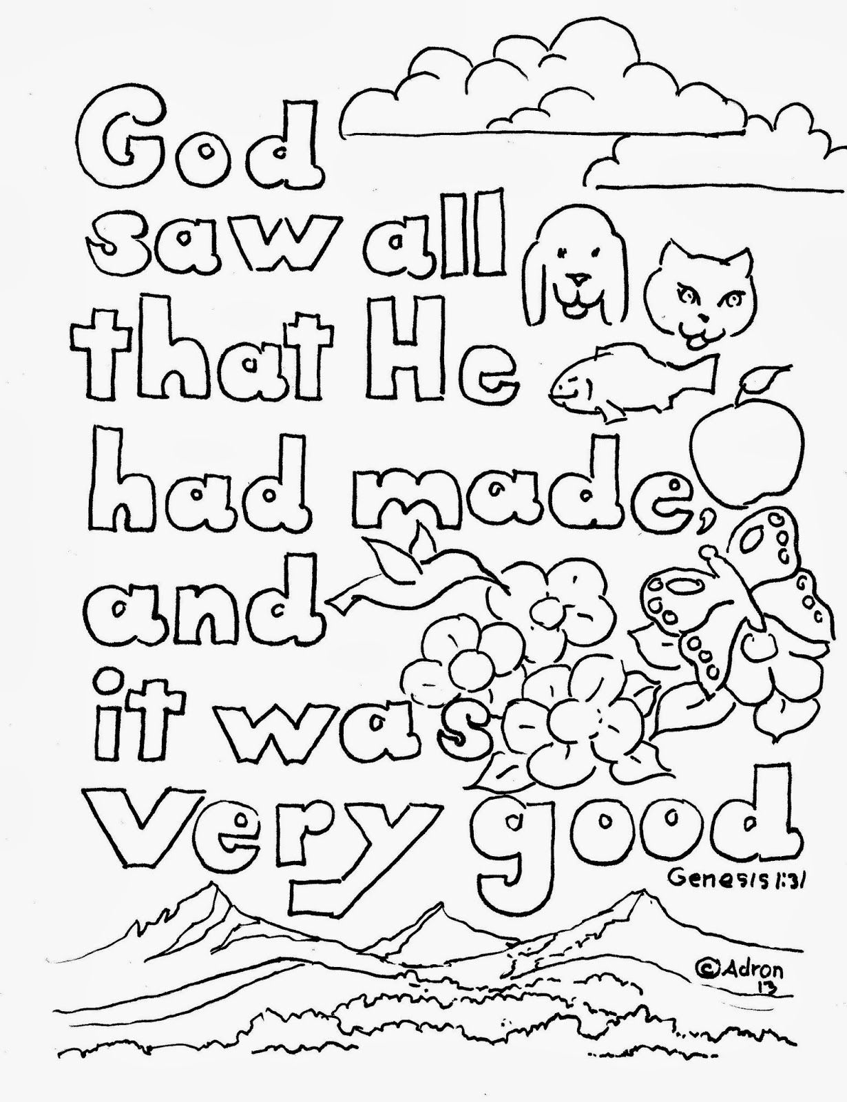 35 Inspirational Bible Verse Coloring Pages Printable 24