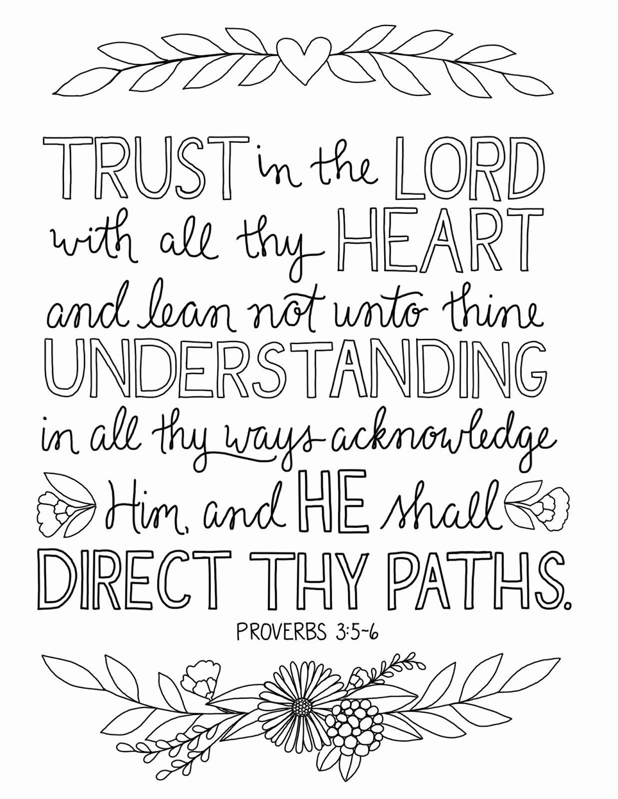 35 Inspirational Bible Verse Coloring Pages Printable 34