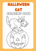 spooky halloween cat coloring pages printable jpg